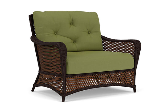Lloyd Flanders - Grand Traverse Chair & A Half In Caramel Finish With Reflections Grass Fabric - 713150362051 view 1