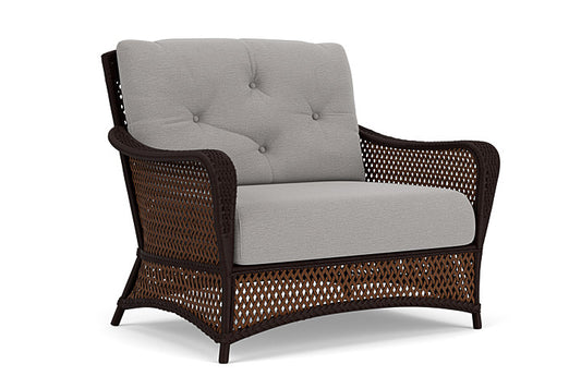 Lloyd Flanders - Grand Traverse Chair & A Half In Caramel Finish With Remy Shadow Fabric - 713150362004 view 1