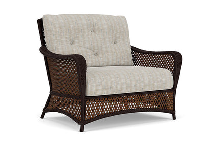 Lloyd Flanders - Grand Traverse Chair & A Half In Caramel Finish With Romulo Mineral Fabric - 713150362050 view 1