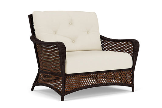 Lloyd Flanders - Grand Traverse Chair & A Half In Caramel Finish With Sailcloth Sailor Fabric - 71315036434 view 1