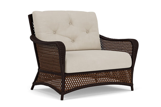 Lloyd Flanders - Grand Traverse Chair & A Half In Caramel Finish With Sandberg Flax Fabric - 713150362027 view 1