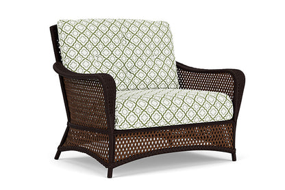 Lloyd Flanders - Grand Traverse Chair & A Half In Caramel Finish With Savannah Green Fabric - 713150362064 view 1