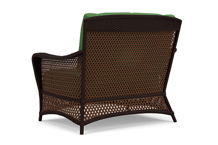 Lloyd Flanders - Grand Traverse Chair & A Half In Caramel Finish With Seadog Botanical Fabric - 713150362066 view 2
