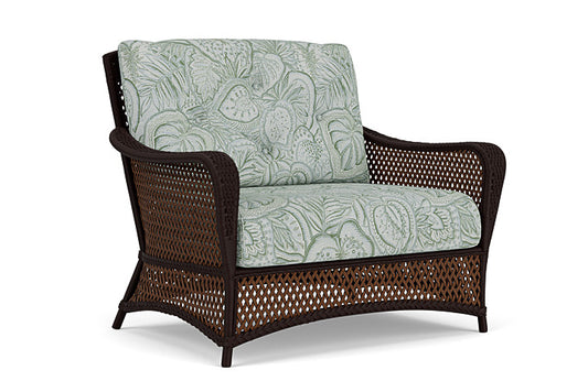 Lloyd Flanders - Grand Traverse Chair & A Half In Caramel Finish With Sensibility Spring Fabric - 713150362081 view 1