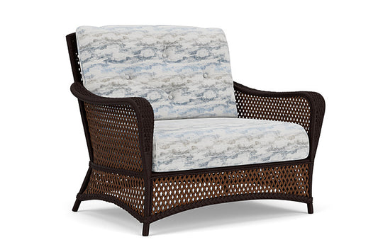 Lloyd Flanders - Grand Traverse Chair & A Half In Caramel Finish With Stratosphere Cloud Fabric - 713150361966 view 1