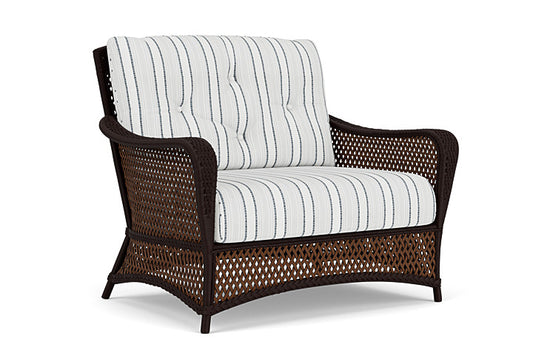 Lloyd Flanders - Grand Traverse Chair & A Half In Caramel Finish With Tamer Fog Fabric - 713150362037 view 1