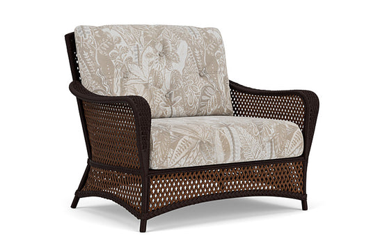 Lloyd Flanders - Grand Traverse Chair & A Half In Caramel Finish With Wayfarer Dune Fabric - 713150362073 view 1