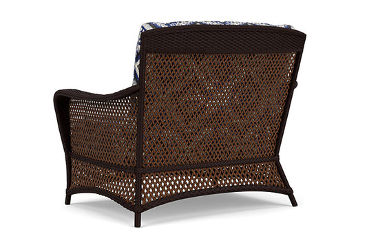Lloyd Flanders - Grand Traverse Chair & A Half In Caramel Finish With Yoko Mediterranean Fabric - 71315036705 view 2