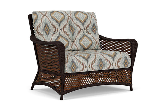 Lloyd Flanders - Grand Traverse Chair & A Half In Caramel Finish With Yoko Mist Fabric - 71315036727 view 1