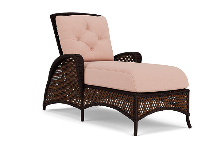 Lloyd Flanders - Grand Traverse Chaise In Caramel Finish With Azulu Clay Fabric - 713250362033 view 1