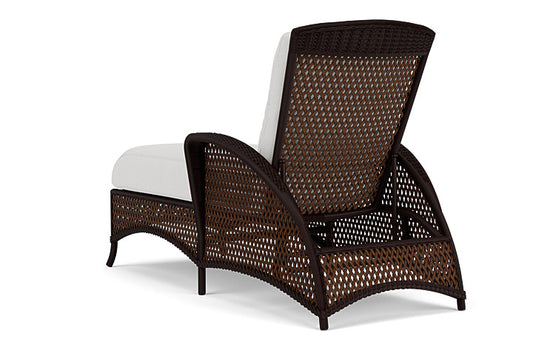 Lloyd Flanders - Grand Traverse Chaise In Caramel Finish With Canvas Natural Fabric - 71325036159 view 2