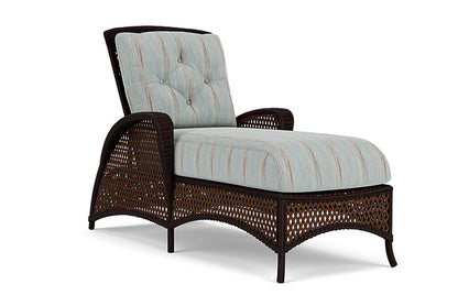 Lloyd Flanders - Grand Traverse Chaise In Caramel Finish With Colorwave Mist Fabric - 713250362072 view 1