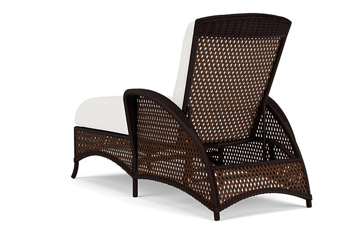 Lloyd Flanders - Grand Traverse Chaise In Caramel Finish With Friendly Natural Fabric - 713250362042 view 2