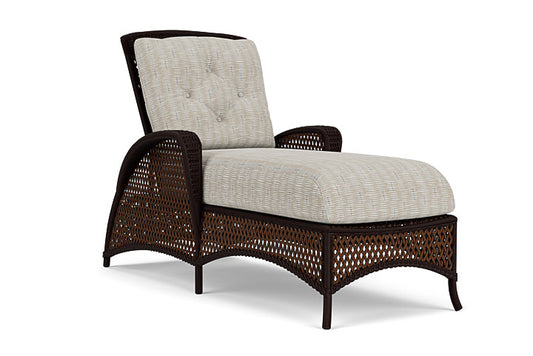 Lloyd Flanders - Grand Traverse Chaise In Caramel Finish With Romulo Mineral Fabric - 713250362050 view 1