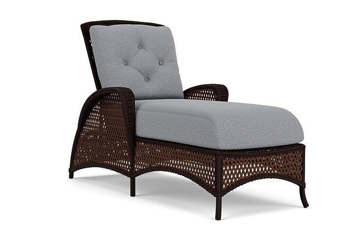 Lloyd Flanders - Grand Traverse Chaise In Caramel Finish With Rumba Stonewashed Fabric - 713250362006 view 1