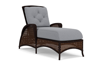 Lloyd Flanders - Grand Traverse Chaise In Caramel Finish With Rumba Stonewashed Fabric - 713250362006 view 1