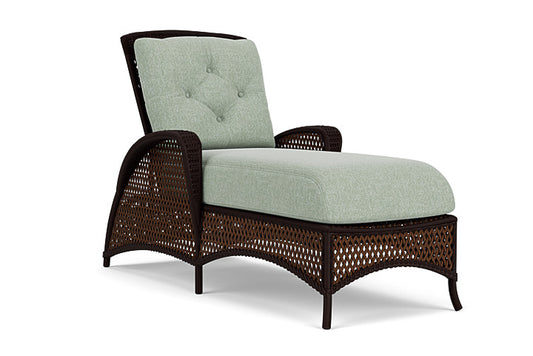 Lloyd Flanders - Grand Traverse Chaise In Caramel Finish With Serene Spa Fabric - 713250362031 view 1