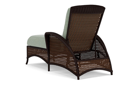 Lloyd Flanders - Grand Traverse Chaise In Caramel Finish With Serene Spa Fabric - 713250362031 view 2