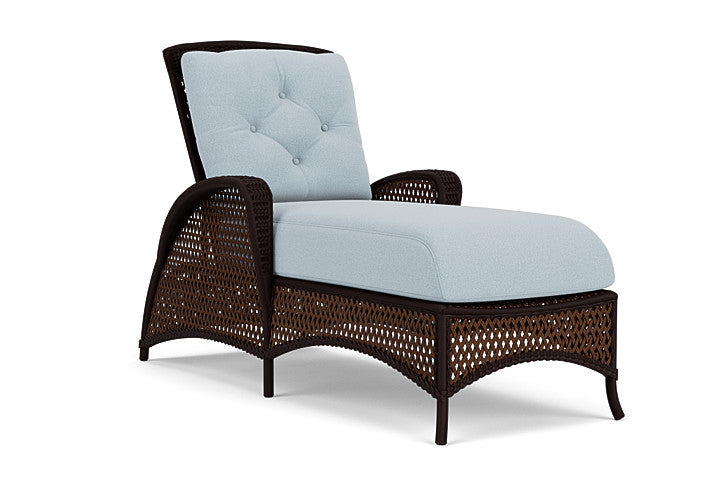 Lloyd Flanders - Grand Traverse Chaise In Caramel Finish With Unearth Dew Fabric - 713250362084 view 1