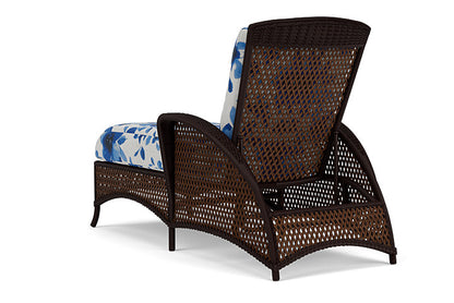Lloyd Flanders - Grand Traverse Chaise In Caramel Finish With Watercolor Blossom Capri Fabric - 71325036672 view 2