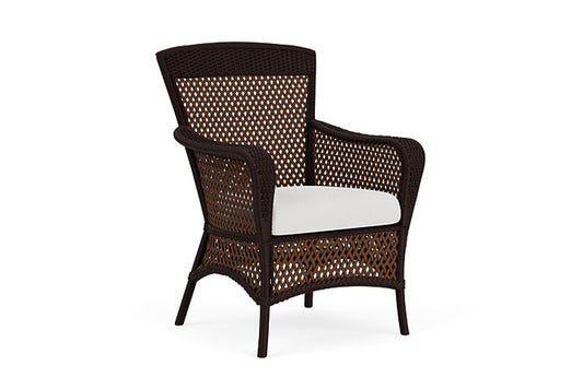Lloyd Flanders - Grand Traverse Dining Armchair In Caramel Finish With Canvas Natural Fabric - 71301036159 view 1