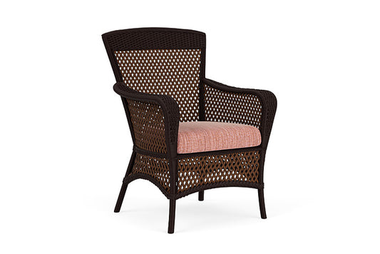 Lloyd Flanders - Grand Traverse Dining Armchair In Caramel Finish With Friendly Carnival Fabric - 713010362043 view 1