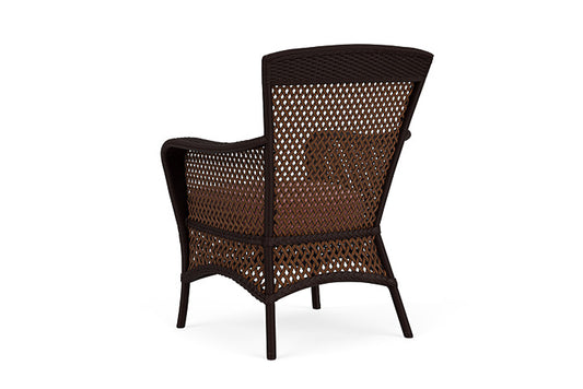 Lloyd Flanders - Grand Traverse Dining Armchair In Caramel Finish With Friendly Carnival Fabric - 713010362043 view 2