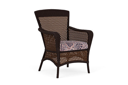 Lloyd Flanders - Grand Traverse Dining Armchair In Caramel Finish With Sensiblity Splendor Fabric - 713010362082 view 1