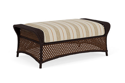 Lloyd Flanders - Grand Traverse Large Ottoman In Caramel Finish With Amber Waves Fabric - 713270362044 view 2
