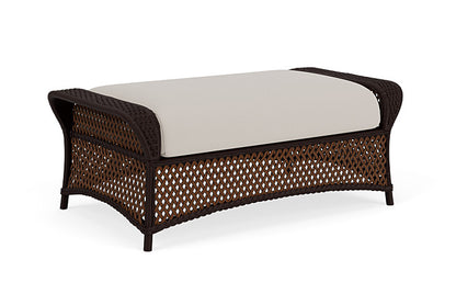 Lloyd Flanders - Grand Traverse Large Ottoman In Caramel Finish With Azulu Twine Fabric - 713270362034 view 1