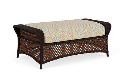 Lloyd Flanders - Grand Traverse Large Ottoman In Caramel Finish With Bebot Sisal Fabric - 713270362048 view 1