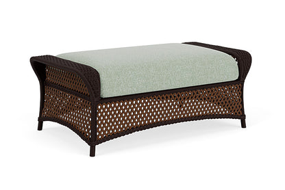 Lloyd Flanders - Grand Traverse Large Ottoman In Caramel Finish With Serene Spa Fabric - 713270362031 view 2