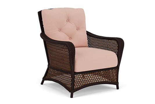 Lloyd Flanders - Grand Traverse Lounge Chair In Caramel Finish With Azulu Clay Fabric - 713020362033 view 1