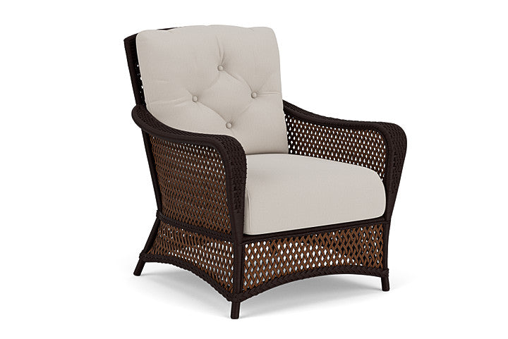 Lloyd Flanders - Grand Traverse Lounge Chair In Caramel Finish With Azulu Twine Fabric - 713020362034 view 1