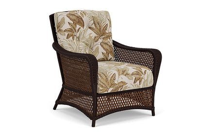 Lloyd Flanders - Grand Traverse Lounge Chair In Caramel Finish With Botanic Willow Fabric - 71302036164 view 1