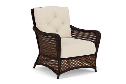 Lloyd Flanders - Grand Traverse Lounge Chair In Caramel Finish With Callen Pearl Fabric - 713020362021 view 1