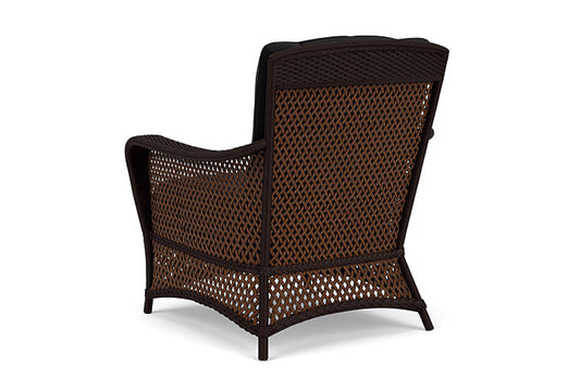 Lloyd Flanders - Grand Traverse Lounge Chair In Caramel Finish With Canvas Black Fabric - 71302036157 view 2