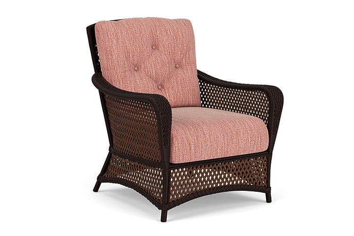 Lloyd Flanders - Grand Traverse Lounge Chair In Caramel Finish With Friendly Carnival Fabric - 713020362043 view 1