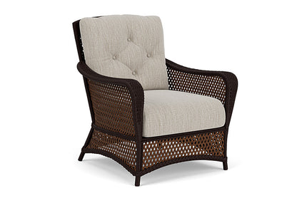 Lloyd Flanders - Grand Traverse Lounge Chair In Caramel Finish With Friendly Flax Fabric - 713020362026 view 1