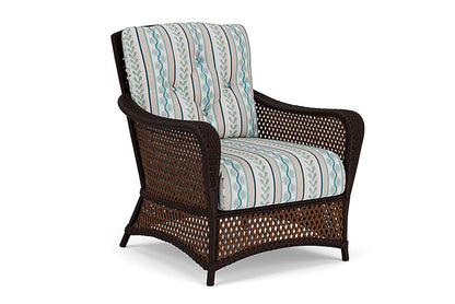 Lloyd Flanders - Grand Traverse Lounge Chair In Caramel Finish With Ilona Resort Fabric - 713020362069 view 1