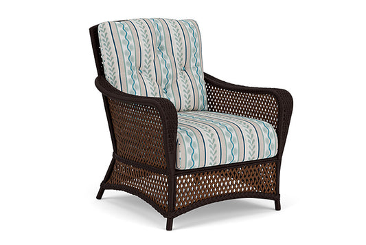 Lloyd Flanders - Grand Traverse Lounge Chair In Caramel Finish With Ilona Resort Fabric - 713020362069 view 1