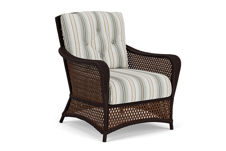 Lloyd Flanders - Grand Traverse Lounge Chair In Caramel Finish With Jansen Eucalyptus Fabric - 713020362061 view 1