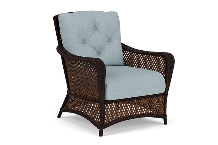 Lloyd Flanders - Grand Traverse Lounge Chair In Caramel Finish With Kadogo Lake Fabric - 713020362041 view 1