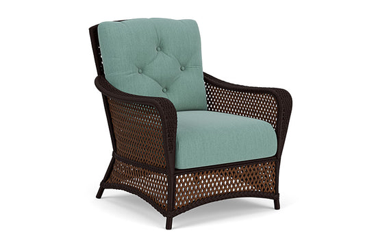 Lloyd Flanders - Grand Traverse Lounge Chair In Caramel Finish With Loveboat Mint Fabric - 713020362010 view 1