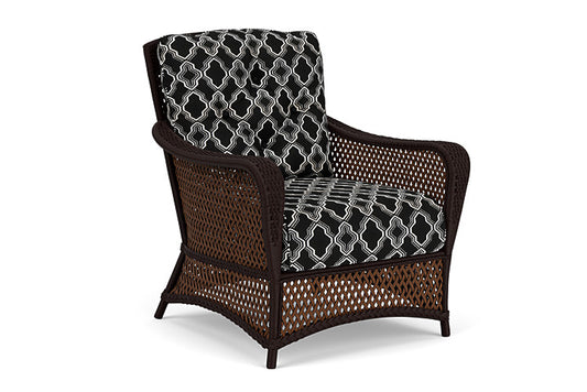 Lloyd Flanders - Grand Traverse Lounge Chair In Caramel Finish With Luna Onyx Fabric - 713020362071 view 1