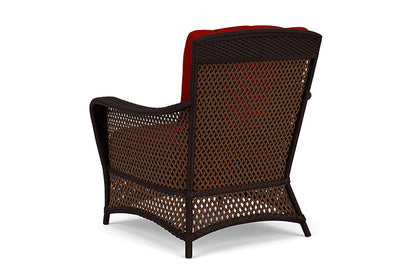 Lloyd Flanders - Grand Traverse Lounge Chair In Caramel Finish With Partyline Lollipop Fabric - 713020362054 view 2