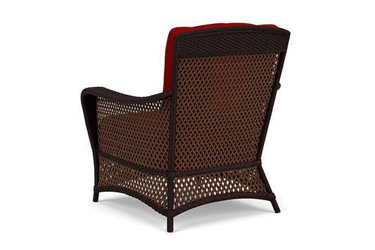 Lloyd Flanders - Grand Traverse Lounge Chair In Caramel Finish With Partyline Lollipop Fabric - 713020362054 view 2