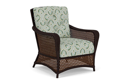 Lloyd Flanders - Grand Traverse Lounge Chair In Caramel Finish With Plume Spring Fabric - 713020362085 view 1