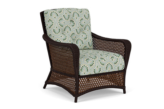 Lloyd Flanders - Grand Traverse Lounge Chair In Caramel Finish With Plume Spring Fabric - 713020362085 view 1
