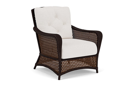 Lloyd Flanders - Grand Traverse Lounge Chair In Caramel Finish With Reflections Snow Fabric - 713020362014 view 1